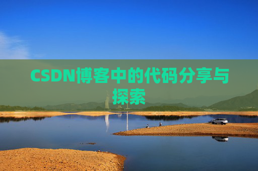 CSDN博客中的代码分享与探索